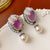 Medieval Pearl Geometric Alloy Electroplating Earrings