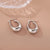 Minimalist Ellipse Geometric Stainless Steel Polishing Earrings