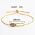 Women Diamond Metal Eye Copper Bracelets