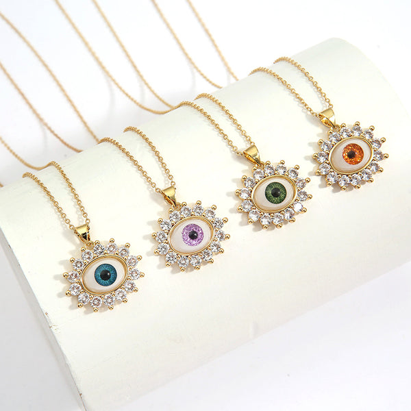 Moderate Luxury Geometric Zircon Pendants