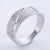 Minimalist Stripe Circle Round Stainless Steel Electroplating Rings