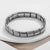 Unisex Fashion Quadrilateral Stainless Steel Electroplating Bracelets