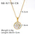 IG Style Zodiac Sign Flower Geometric Stainless Steel Electroplating Necklaces