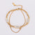 Women Minimalist Stripe Stainless Steel Electroplating Bracelets