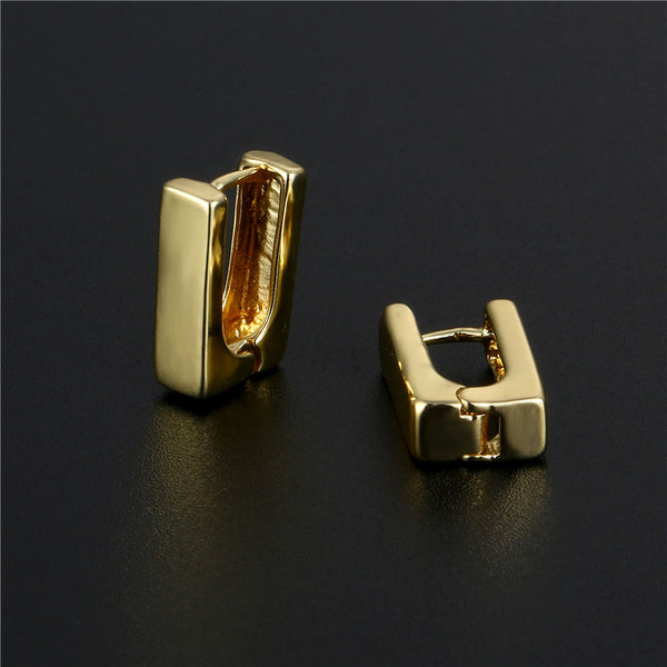 Women Minimalist Geometric Copper Electroplating Earrings