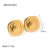 IG Style Asymmetrical Stainless Steel 18K Gold Plated Earrings