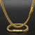 Unisex Hip Hop Chain Stainless Steel Electroplating Jewelry Sets