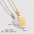 Minimalist Heart Crown Heart Stainless Steel Electroplating Necklaces