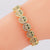 Vintage Retro Women Diamond Smile Zircon Bangles