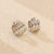 925 Sterling Silver Fashion Circle Geometric Silver Electroplating Earrings