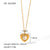 Tennis / Diamond Line Chain Irregular Heart Sphere Heart Geometric Stainless Steel Electroplating Necklaces