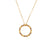 Minimalist Fashion Round Geometric Stainless Steel 18K Gold Plated Necklaces