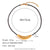 Fashion Circle Geometric Stainless Steel 18K Gold Plated Chokers