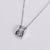 Minimalist Quadrilateral Stainless Steel Electroplating Necklaces