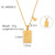 IG Style Sagittarius Virgo Capricorn Scorpius Libra Zodiac Sign Stainless Steel Electroplating Necklaces