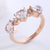 Korean Tennis / Diamond Line Circle Stainless Steel Electroplating Rings