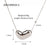 IG Style Heart Geometric Stainless Steel 18K Gold Plated Necklaces