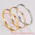 Versatile Wing Stainless Steel Electroplating Bangles