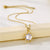 Women Minimalist Geometric Metal Stainless Steel Electroplating Necklaces