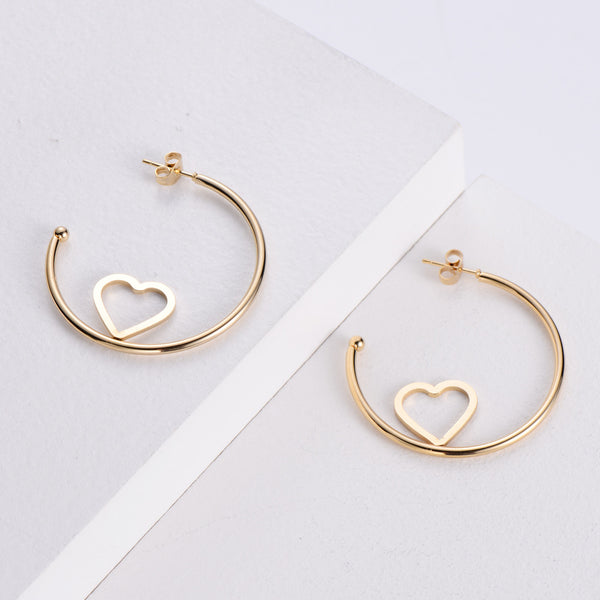 Women Minimalist Geometric Metal Geometric Metal Electroplating Earrings