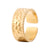 Unisex Expressive Textured Stainless Steel Electroplating Rings