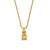 Fashion Stripe Geometric Stainless Steel 18K Gold Plated Necklaces