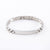 Unisex Minimalist Geometric Stainless Steel Electroplating Bracelets