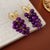 Medieval Grape Fruit Alloy Handmade Earrings