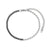 Women Fashion Round Circle Geometric Stainless Steel 18K Gold Plated Bracelets