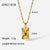 IG Style Chain Geometric Stainless Steel 18K Gold Plated Necklaces