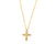 Minimalist Stripe Geometric Stainless Steel 18K Gold Plated Necklaces