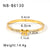 IG Style Zircon Heart Bowknot Stainless Steel Electroplating Bangles