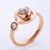 Korean Circle Geometric Stainless Steel Electroplating Rings