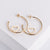 Women Minimalist Geometric Metal Geometric Metal Electroplating Earrings