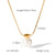 IG Style Chain Pearl Geometric Stainless Steel Electroplating Necklaces