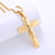 Retro Vintage Cross Stainless Steel Electroplating Pendants