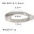 IG Style Ellipse Circle Round Stainless Steel Electroplating Bangles