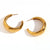 Fashion Circle Geometric Stainless Steel 18K Gold Plated Earrings