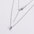 Minimalist Ellipse U-Shape Stainless Steel Electroplating Necklaces