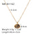 IG Style Round Geometric Stainless Steel Electroplating Necklaces