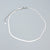 925 Sterling Silver Circle Geometric Silver Electroplating Necklaces