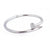 Moderate Luxury Letter Stainless Steel 18K Gold Plated Bangles