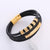 Cute & Edgy Men Irregular Rhombus Titanium Steel Electroplating Bracelets