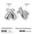 IG Style Asymmetrical Stainless Steel Electroplating Stud Earrings