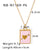 IG Style Heart Geometric Stainless Steel Electroplating Necklaces