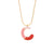 Fashion Letter Letter Text Number Stainless Steel Oil Dripping Necklaces