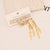 Women Heart Tassel Butterfly Stainless Steel Electroplating Earrings