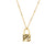 Geometric Stainless Steel 18K Gold Plated Necklaces