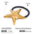 Starfish Stainless Steel Electroplating Hair Ties