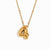 Fashion Number Geometric Stainless Steel 18K Gold Plated Necklaces